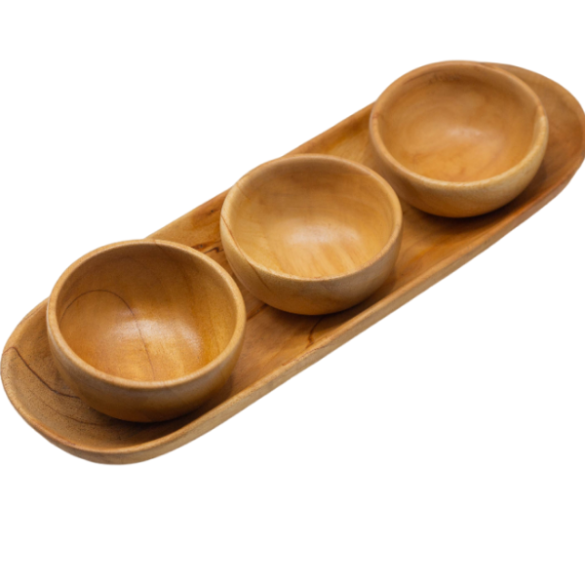 5"Bowls with 14"Tray - URBAN AFRIQUE