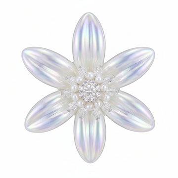 Sparklez Nacre Iridescent Flower Earring