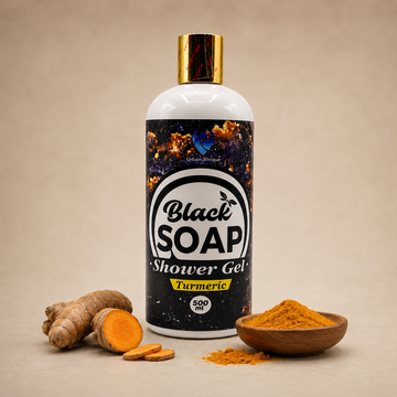 Urban Afrique Turmeric Black Soap Shower Gel