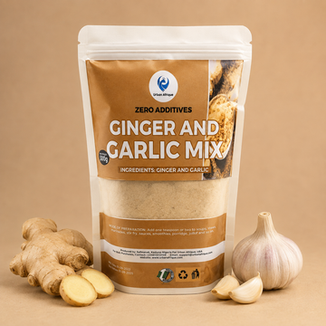 Urban Afrique Ginger and Garlic Powder Made with Fresh Ginger Root & Garlic Cloves Naturally Gluten Free