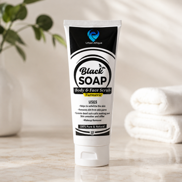 Urban Afrique Black Soap (Body And Face Scrub)
