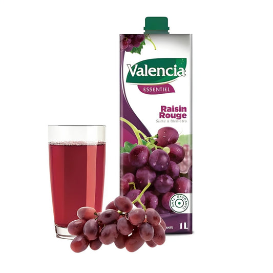 Valencia Essential Red Grapes Natural Fruits Juice