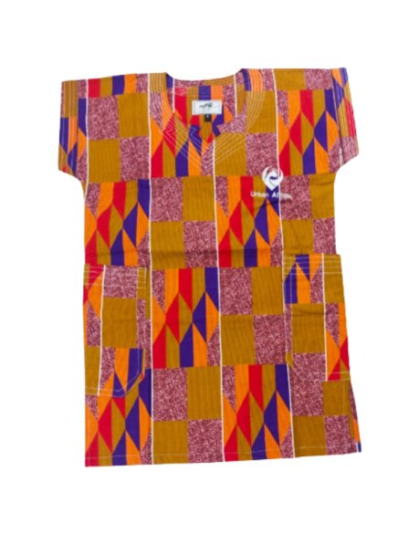 Yellow Unisex Afrocentric Top | UrbanAfriqueClothes | URBAN AFRIQUE