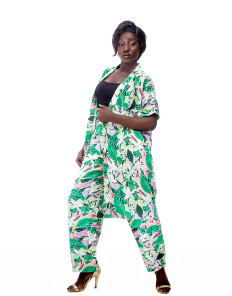 Floral Trouser And Kimono | UrbanAfriqueClothes | URBAN AFRIQUE