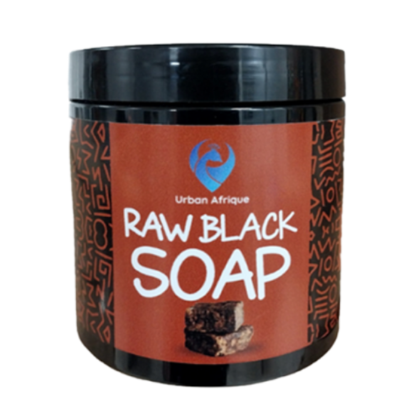 Raw Black Soap (Pack of 4) | NaturalsAfrique | URBAN AFRIQUE