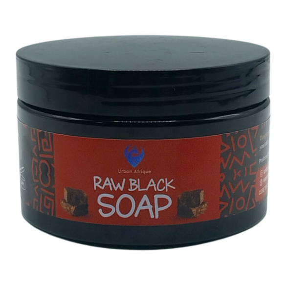Raw Black Soap (Pack of 6) | NaturalsAfrique | URBAN AFRIQUE