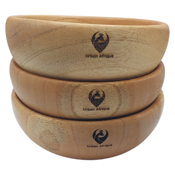 Wooden Bowls (3 Sets) - URBAN AFRIQUE