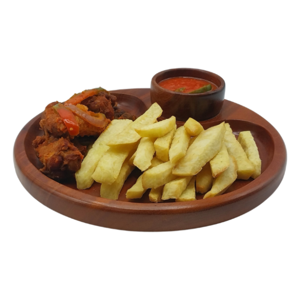 Plate With Sauce Bowl (3 Sets) - URBAN AFRIQUE