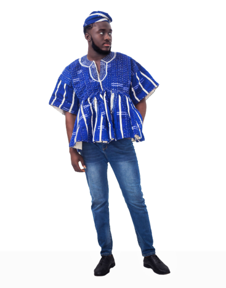 Smock Top Short Sleeves | UrbanAfriqueClothes | URBAN AFRIQUE