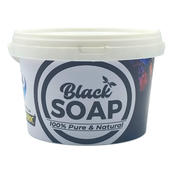 Black Soap Bucket (Pack of 3) | NaturalsAfrique | URBAN AFRIQUE