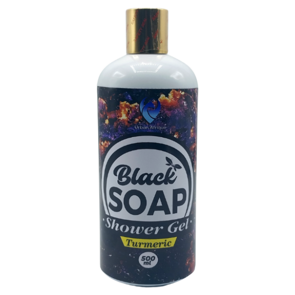 Turmeric Black Soap Shower Gel (Pack of 4) | NaturalsAfrique | URBAN AFRIQUE