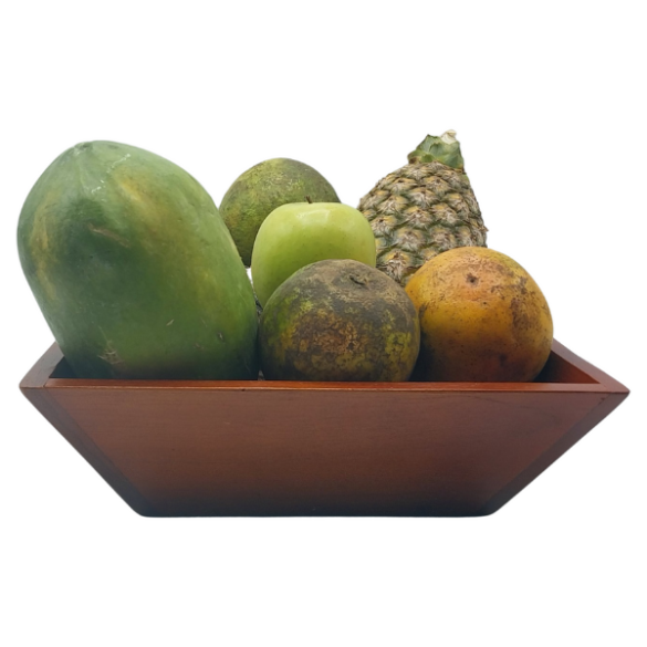 African Wooden Fruits Bowls (3 Sets) | TDeco | URBAN AFRIQUE