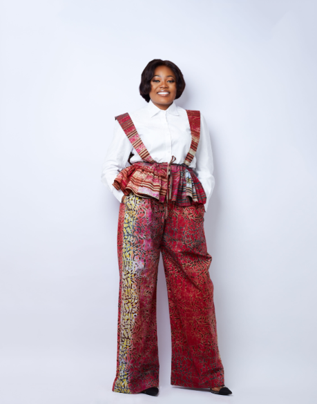 Batik Palazzo Pants with Peplum Harness | ZakiyaMahama | URBAN AFRIQUE
