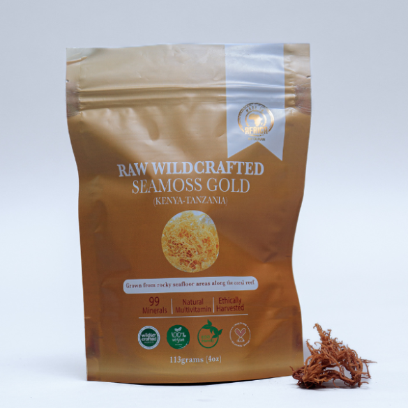 Raw Wildcrafted Sea Moss Gold | NaturalsAfrique | URBAN AFRIQUE