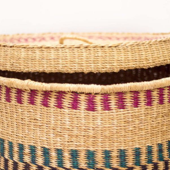 Laundry Basket with Lid - URBAN AFRIQUE